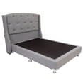 thumbnail image 3 of Box Base Cama Individual + Cabecera Zefyr Gris Dicasa  Quantum, 3 of 7