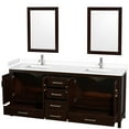 thumbnail image 3 of Wyndham Collection WCS141480DESWCUNSM24 Sheffield 80" Free Standing Double Basin Vanity, 3 of 7