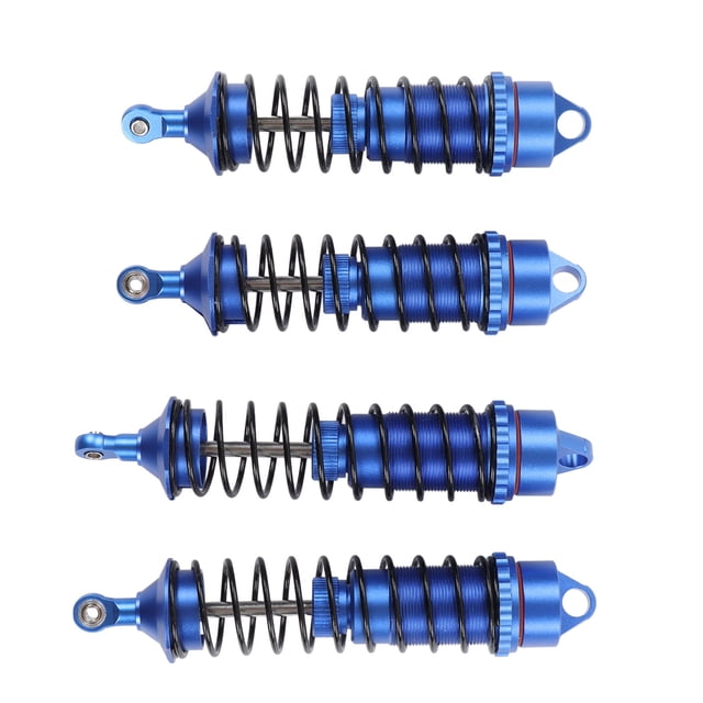 Amortiguador trasero delantero RC 4 Uds para ARRMA 1/8 para Typhon para amortiguador de resorte de coche RC de aleación de aluminio Outcast azul