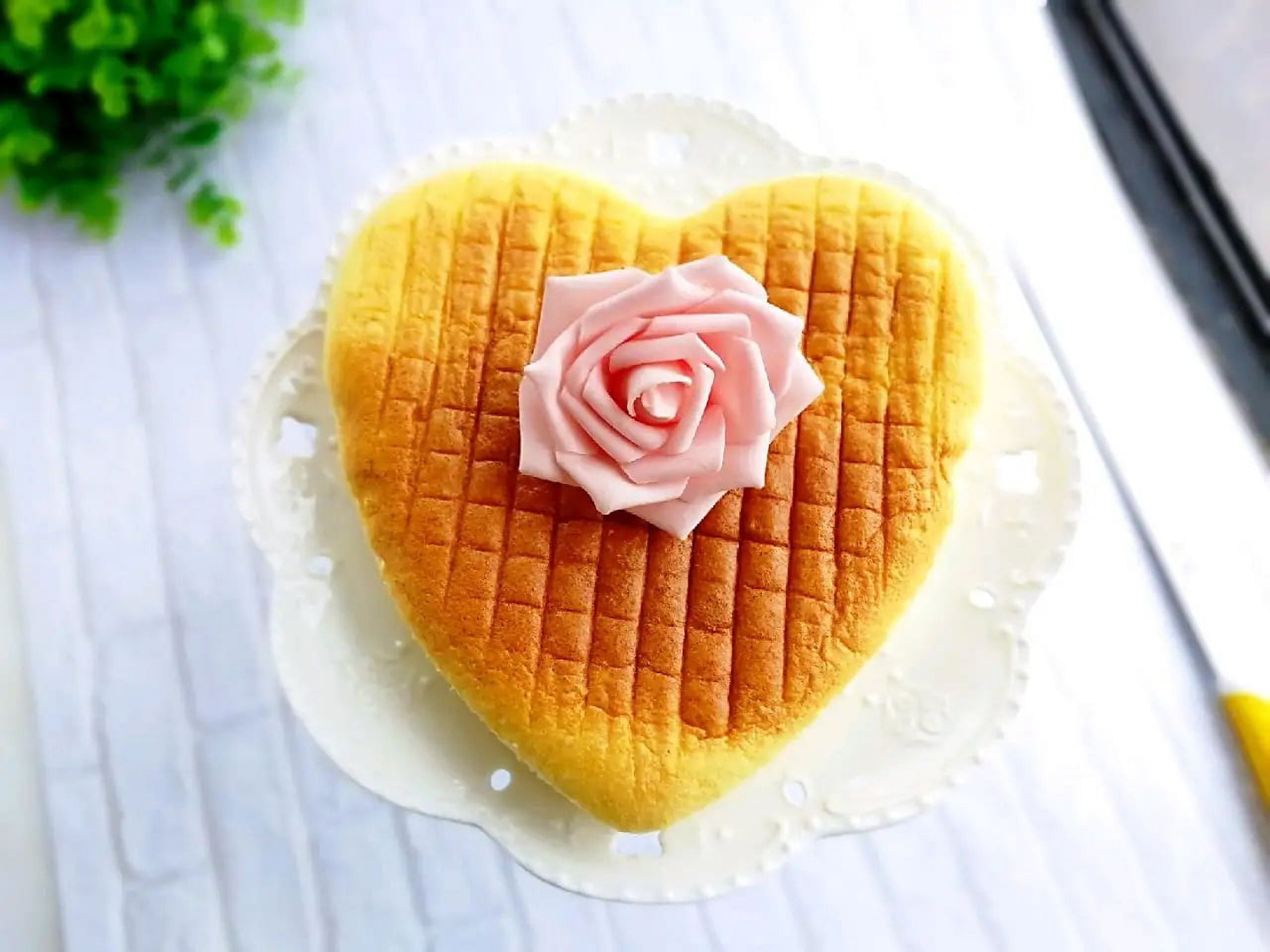 3/ 6/ 8 inches Heart Shaped Cake Pan Wedding Birthday Baking Tin Cheesecake  Chiffon Mold with