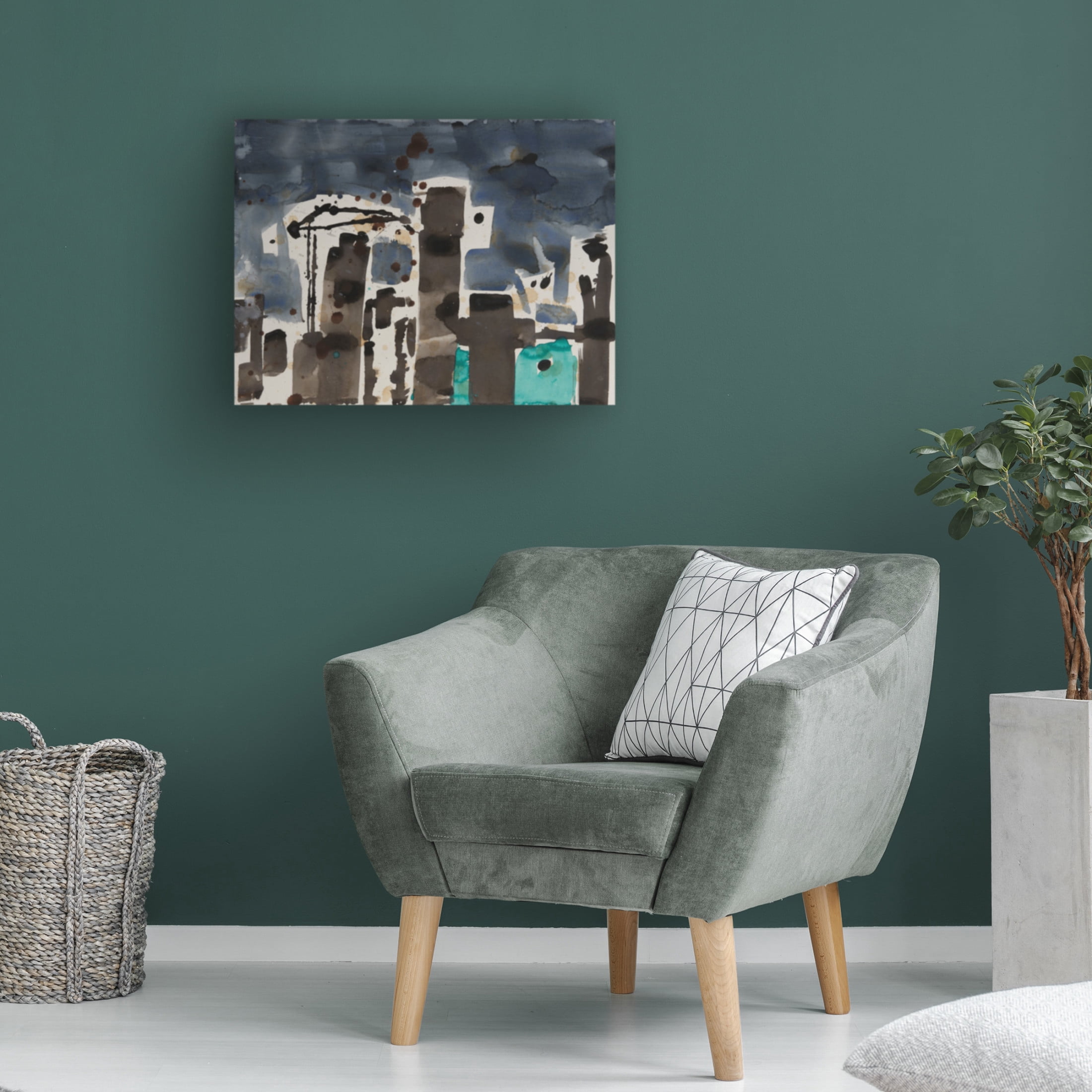 Canvas Wall Art - Erin McGee Ferrell 'Bahrain III' Wall Art for Living Room, Bedroom, or Office Décor by Trademark Fine Art - 47 x 35 Inches