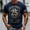 Multicolor B, variant on Xneal 911 25th Anniversary T-Shirt Casual Print Short Sleeve Never Forget 911 Multicolor Shirts for Men Size 2XL