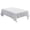 White 1PCS, variant on Hotel Banquet Wedding Scene Solid Color Rectangular Smooth Satin Table Cloth Satin Table Cloth Satin Table Cloth White