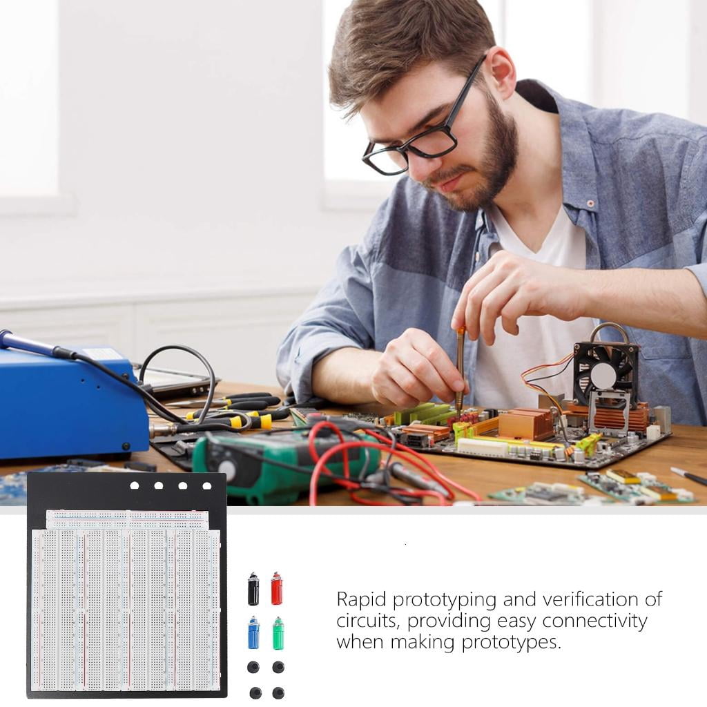 lanema 3220 Point Solderless Breadboard With Aluminum Base Plate For Electronics And Circuit Building