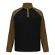 thumbnail image 3 of pstuiky mangas largas para hombre, Suéter informal de patchwork para hombre, blusa abotonada con cuello alto y manga larga a la moda salir tops xxxl, 3 of 5