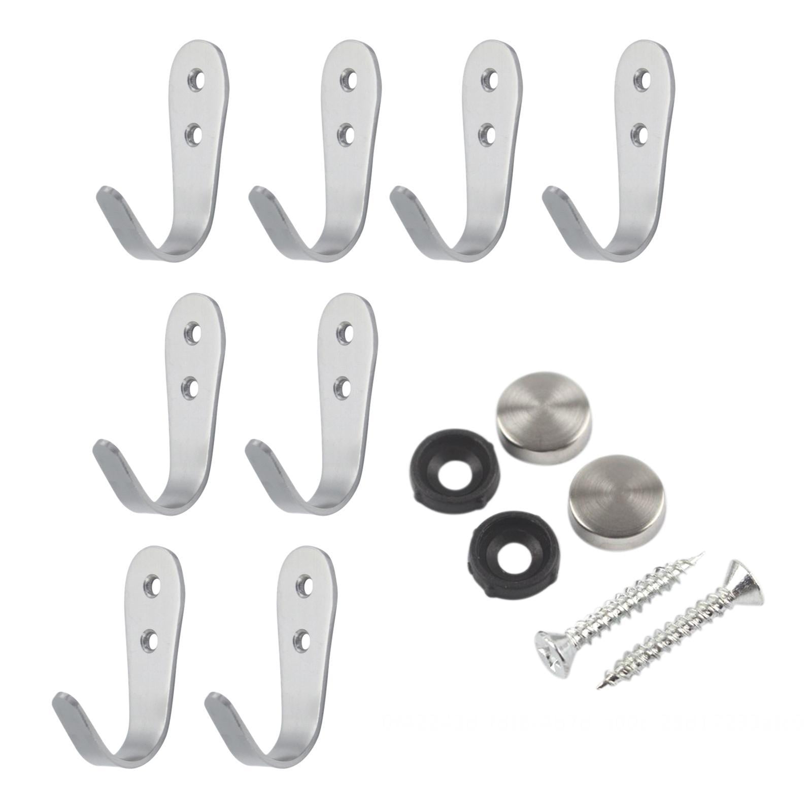 8 Pack Over The Door Hooks, Sturdy Metal Single Over Door Hooks, for