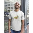 thumbnail image 2 of Colorful Pinata Doodle T-Shirt Men -Image by Shutterstock, Male Small, 2 of 4