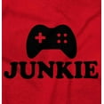 thumbnail image 2 of Video Game Junkie Gamer Nerdy Gaming Plus Size Crewneck Graphic Tee Shirt Brisco Brands 3X, 2 of 5
