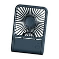 thumbnail image 4 of Ventilador de escritorio pequeño, personal, recargable, para interiores y exteriores. Azul, 4 of 9