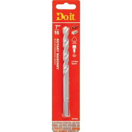 

Do it-2 pcs Do it 7/16 In. x 6 In. Rotary Masonry Drill Bit