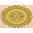 thumbnail image 1 of Ahgly Company Machine Washable Indoor Rectangle Transitional Caramel Brown Area Rugs, 8' x 10', 1 of 7