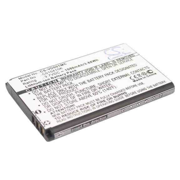 Replacement Battery For AIPTEK 3.7v 1050mAh Camera Battery