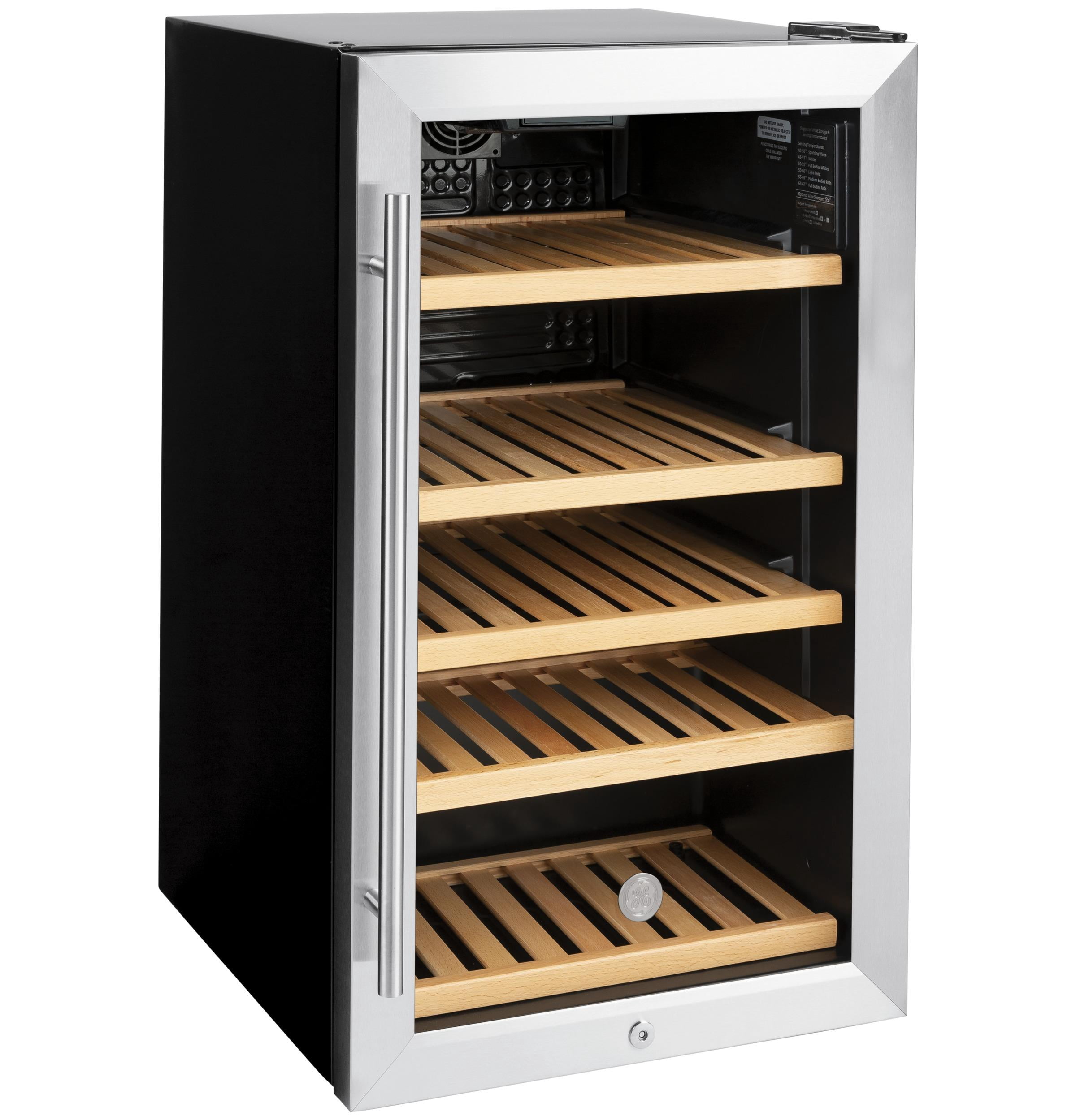 GE GVS04BQNSS 19 inch Stainless Wine Center and Beverage Center