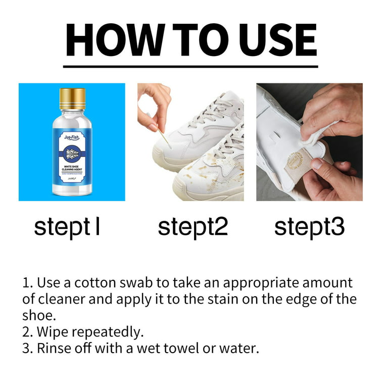 White Sneaker Cleaner | Effective Remove Stains White Tennis Shoe Cleaner  Kit | Easy Using Fabric Cleaner for White Leather Canv