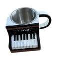 thumbnail image 3 of Taza de café con música, taza de café, decoración creativa y novedosa, taza de leche artística para música Piano, 3 of 9