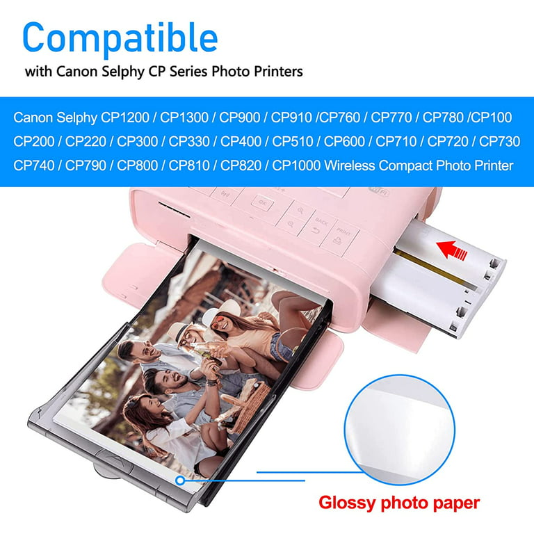 GREENCYCLE 1 Set Compatible for Canon KP-36IN 1 Color Ink Cassette and 36 Sheets 4 x 6" Glossy Set use in SELPHY CP1300 CP1200 CP910 CP760 CP800 Series Wireless Compact Photo