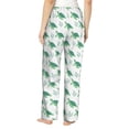 thumbnail image 3 of Naloa Turtle Print Women’s Ultra-Soft Comfy Pajama Lounge Pants with Pockets & Drawstring, 3 of 8