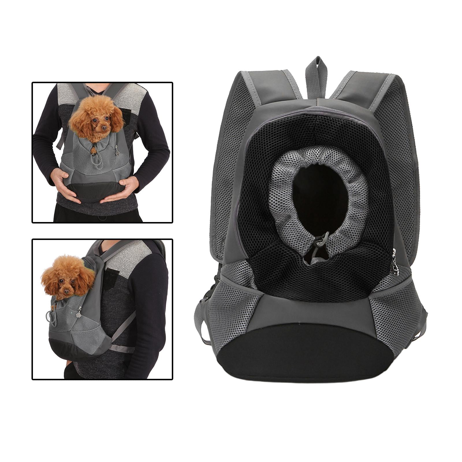 Fzaqwen Dog Carrier Backpack Pet Carrier Backpack Ventilated Mesh Comfortable Breathable L