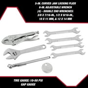 Hyper Tough 51-Piece Auto and Motorcycle Mechanic's Tool Kit in Zip Up Case