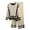 Beige, variant on MDUKONU Women's Trousers Suit With Round Neck Top And Wide Leg Pants For Effortless Style Black One Size