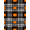 Orange Black White, Pattern 2, variant on ODIKA Halloween Fall Striped Doormat Featuring Spooky Fallc Door Layering for Bedroom, Nursery, RV, Pet Friendly & Kids Safe Bedside