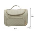 thumbnail image 2 of Bolsa de maquillaje de viaje, bolsa de maquillaje, caja de organización de maquillaje, bolsa de mujer abierta de par en par con tapa superior grande, 2 of 5