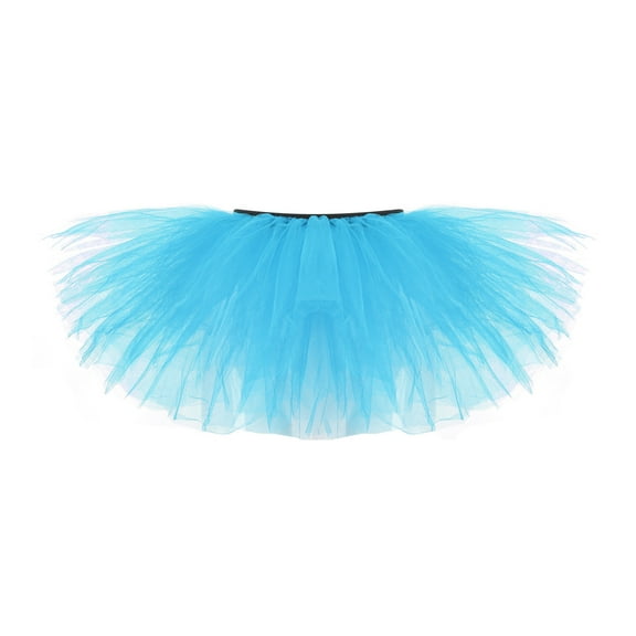 AOOCHASLIY Clearance Trendy Womens Pleated 5 Layered Mesh Short Skirt Adult Tutu Dancing Skirt