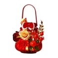 thumbnail image 2 of segolike Chinese New Year Rattan Lantern DIY Material Creative Small Lantern Kid Gift for A, 2 of 9
