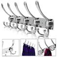 thumbnail image 4 of Coat Rack Wall Mounted Long,5 Tri Hooks for Hanging Coats, Coat Hooks Wall Mounted,Wall Coat Hanger,Hook Rack for Clothes,Jacket,Hats, 4 of 9