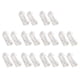thumbnail image 1 of Clips de Cable de 20 piezas, soporte de caída de Cable de gestión de Cables ABS, organizador autoadhesivo resistente al desgaste, Clip de Cable Juegos de teclado y mouse para computadora Blanco, 1 of 6