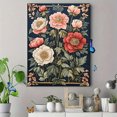 thumbnail image 4 of Qisvanset Framed Canvas Wall Art 12x16 Inch Isaiah William Morris Floral Bible Verse Art, 4 of 5