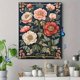thumbnail image 4 of Qisvanset Framed Canvas Wall Art 12x16 Inch Isaiah William Morris Floral Bible Verse Art, 4 of 5