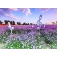 thumbnail image 4 of BSDHOME Toile de Fond en Polyester 7x5ft pour Paysage Extérieur, Fond de Fleurs Ultra Violet, Notes de Photographie, 4 of 5