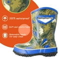 thumbnail image 6 of MCIKCC Unisex Kids Waterproof Rain Boots Rubber Boots for Toddlers Green 1 Big Kid, 6 of 7
