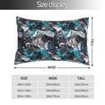 thumbnail image 2 of Salouo snow board colorful Pattern Pillow Cases,1PC Pillow Covers with Envelope Closure Decorative Pillow Case for Bed Couch,Pillows Not Included-16"x24", 2 of 6