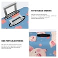 thumbnail image 5 of Fotbe Cute Pig Flowers Luggage Cover Protector,Suitcase Protector,Scratch and Dirt Resistant,Fits 18-32 Inch Luggage-Large, 5 of 9