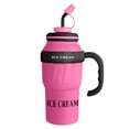 thumbnail image 1 of Precio reducido por tiempo limitado!Taza de coche de 33,8 OZ, hielo portátil de gran capacidad con aislamiento térmico de acero inoxidable norteamericano, nuevo, con asa, 1 of 3