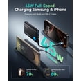thumbnail image 2 of Cable USB-C integrado Power Bank INIU PawGo de 45 W PD y 10000 mAh, 2 of 8
