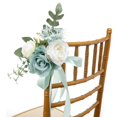 thumbnail image 2 of 1Pack Aisle Chair Back Floral Simulation Flower Photography Prop Ceremony New Style Arrangement Beautiful Artificial Flowers, 2 of 15