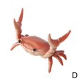 thumbnail image 1 of Japanese Cute Crab Pen Holder Weightlifting Crabs Penholder Rack Bracket A0Y4, 1 of 6