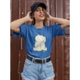 thumbnail image 2 of Image Conscious Elephant With Birds T-Shirt Women -Jay Fleck Designs, Female XX-Large, 2 of 4