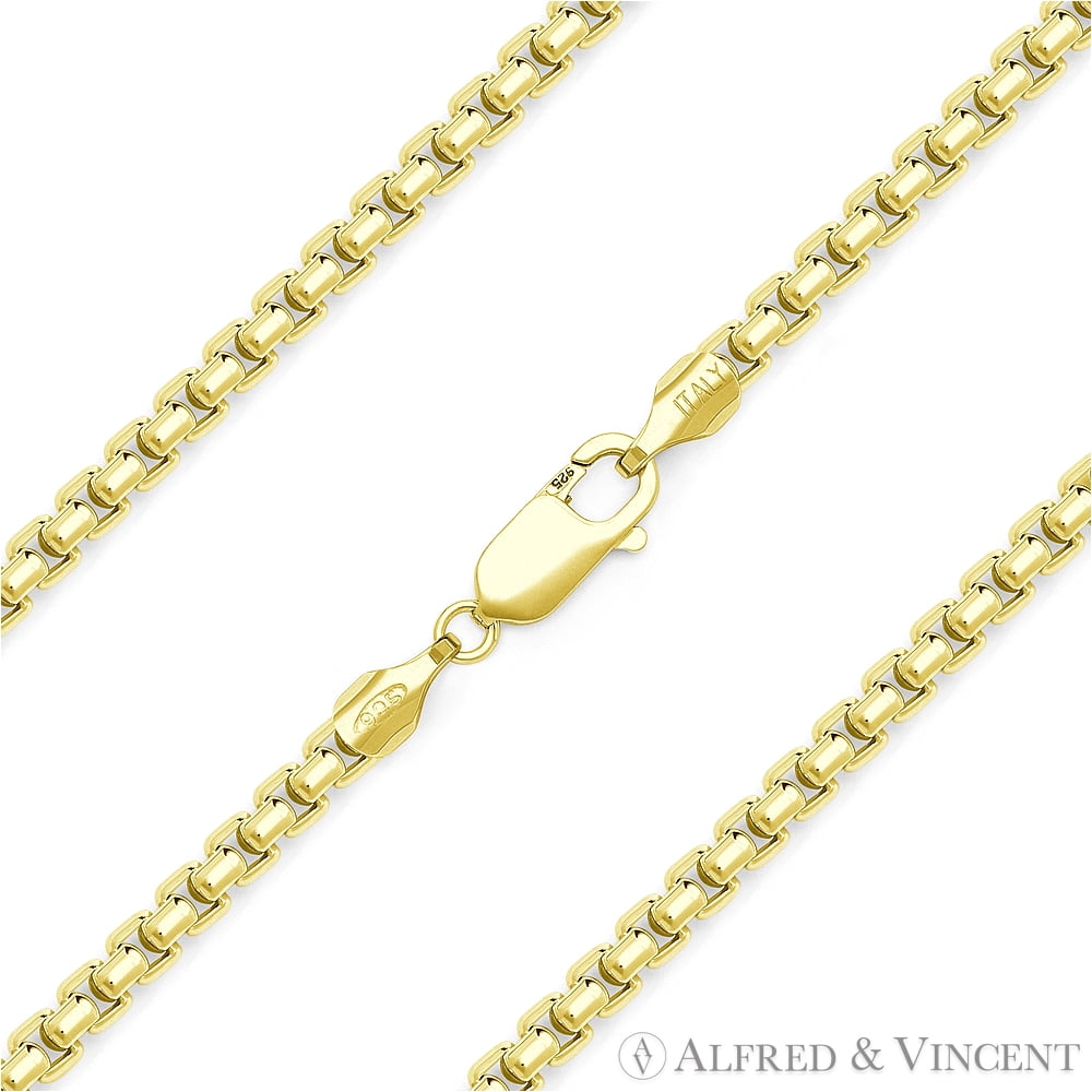 1.5mm 030 Gage Heavy Box Sterling Silver Italian Chain Necklace