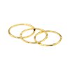 Gorjana G Ring Set Of 3 In Gold Size 7 13330673G