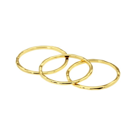 Gorjana G Ring Set Of 3 In Gold Size 7 13330673G