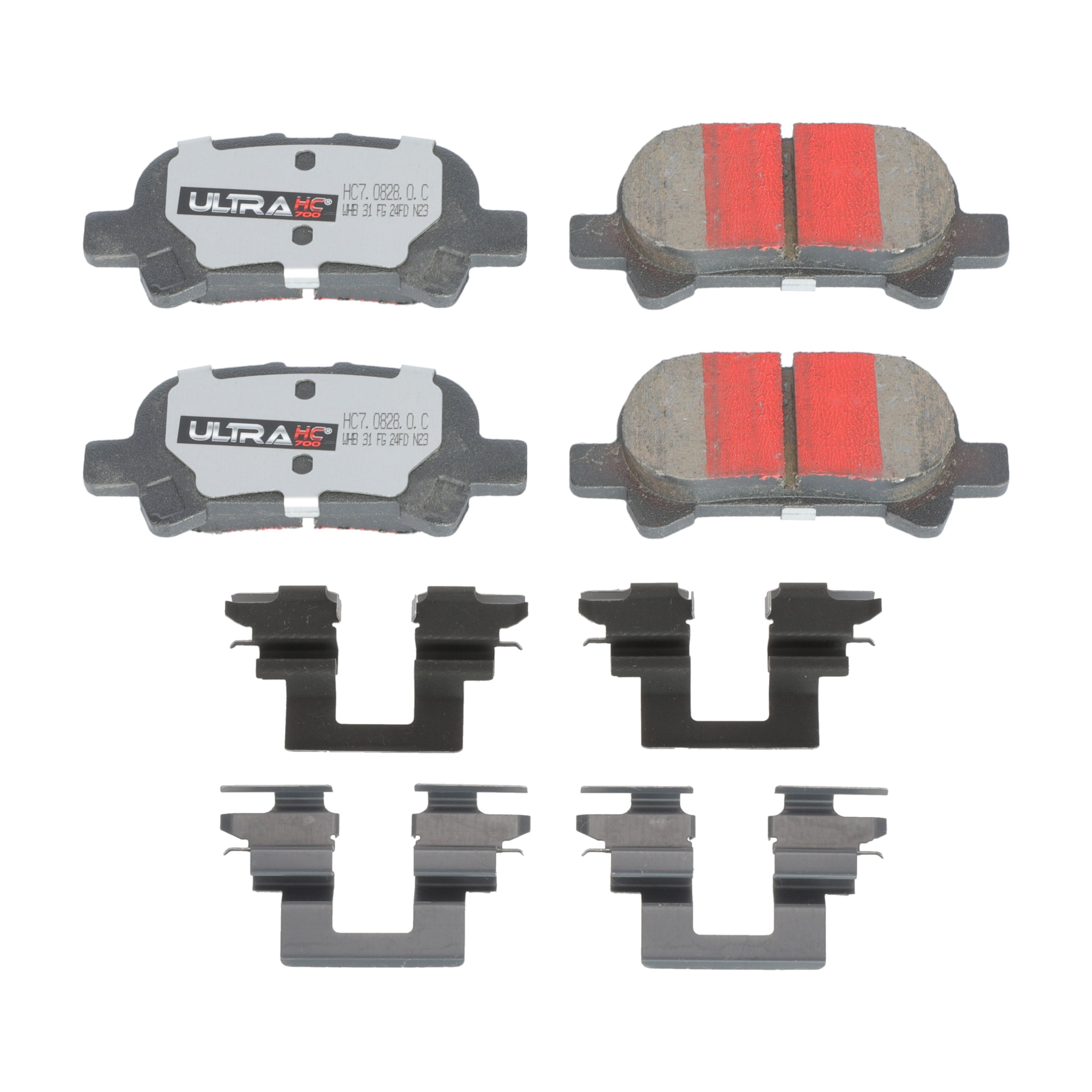 UltraHC 700 Brake Pad Set, Rear HC7.0828.0.C, Toyota Camry 2006-2000