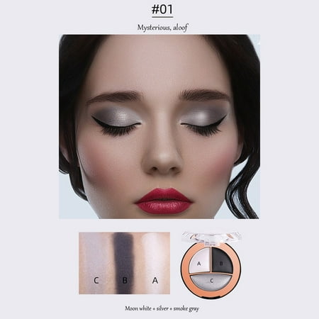Color Makeup 3 Colors High Pearl Light Baking Powder Eye (Best Powder For Baking Under Eyes)