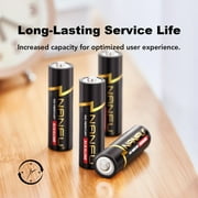 NANFU Alkaline AA Batteries (48 Pack), Double A Batteries, 1.5 Volts Long-Lasting Double A Batteries
