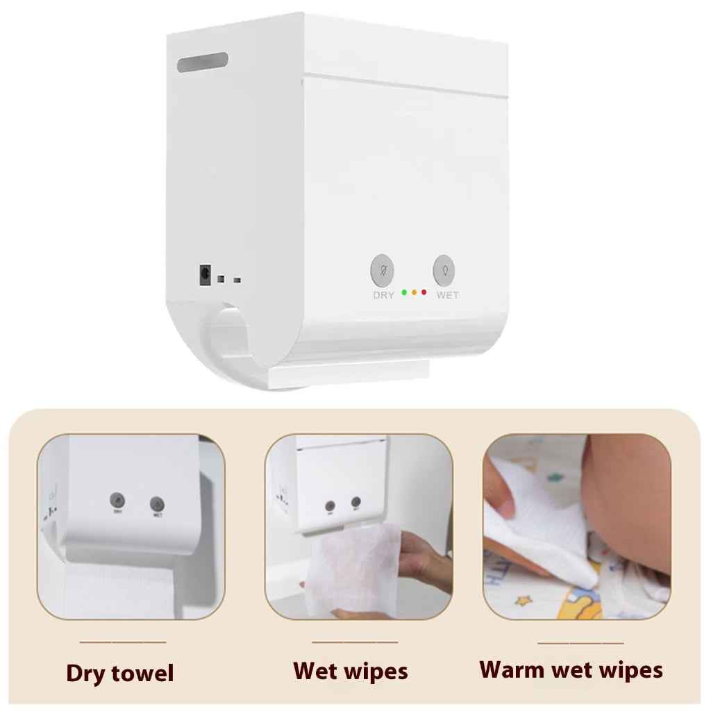 PatungKu Rechargeable Wipe Warmer for Babies Adjustable Temperature Quiet Heating Large Wipe Holder with Constant Warmth