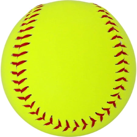 Baden Blank Synthetic Autograph Softball, Yellow, 12 Inch, Dozen