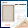 thumbnail image 3 of U.S. Art Supply 11” x 14” Stretched Canvas 7-Pack, 3 of 6